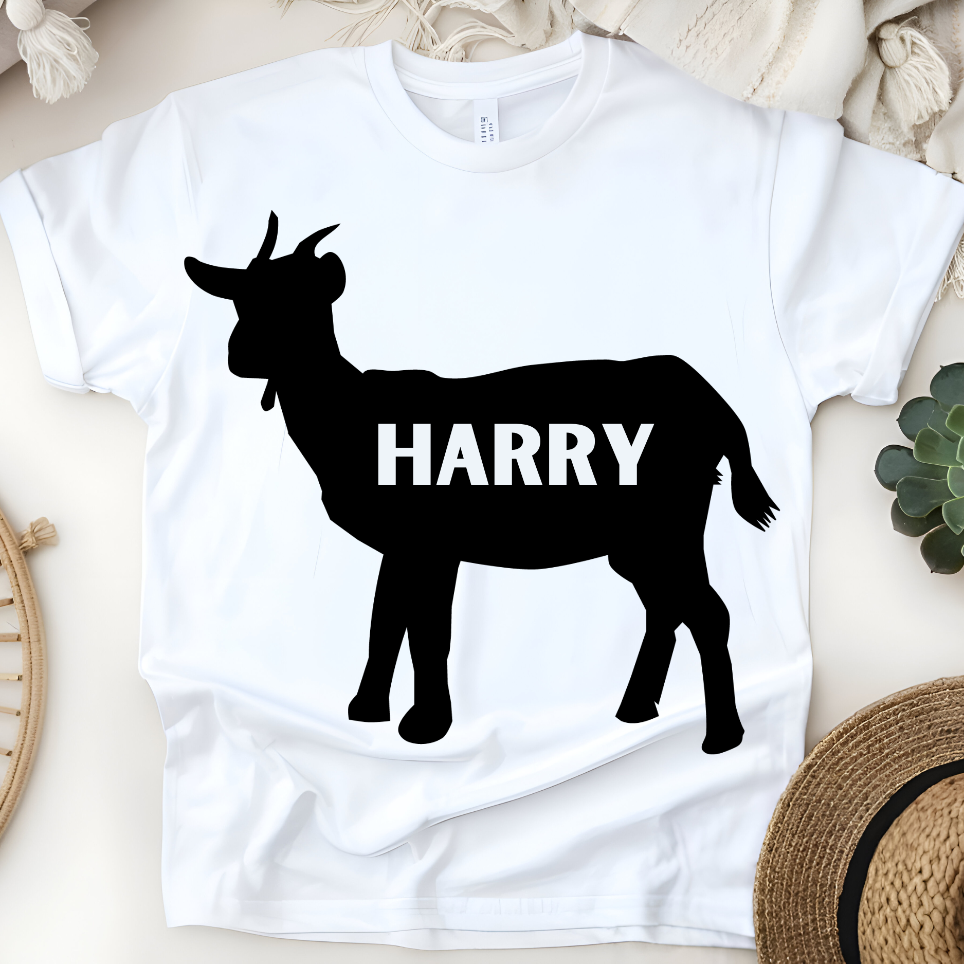 🐐✨ Personalized GOAT T-Shirt – Custom Name Kids Tee! ✨🐐